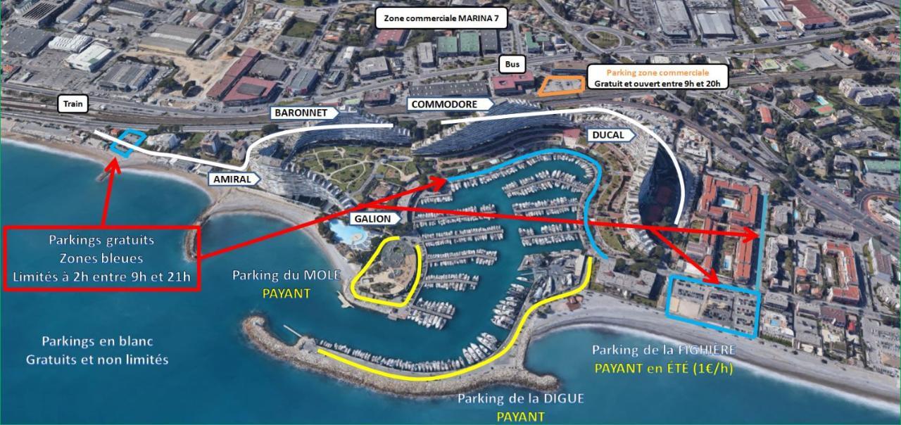 Apartment Venus - Climatise - Marina Baie Des Anges Villeneuve-Loubet